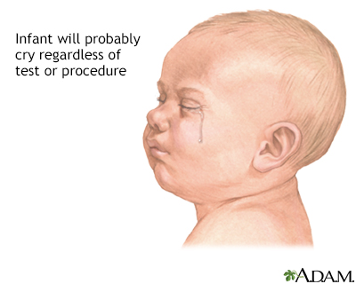 Infant test/procedure preparation