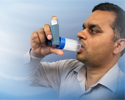 Inhaler with spacer - adults